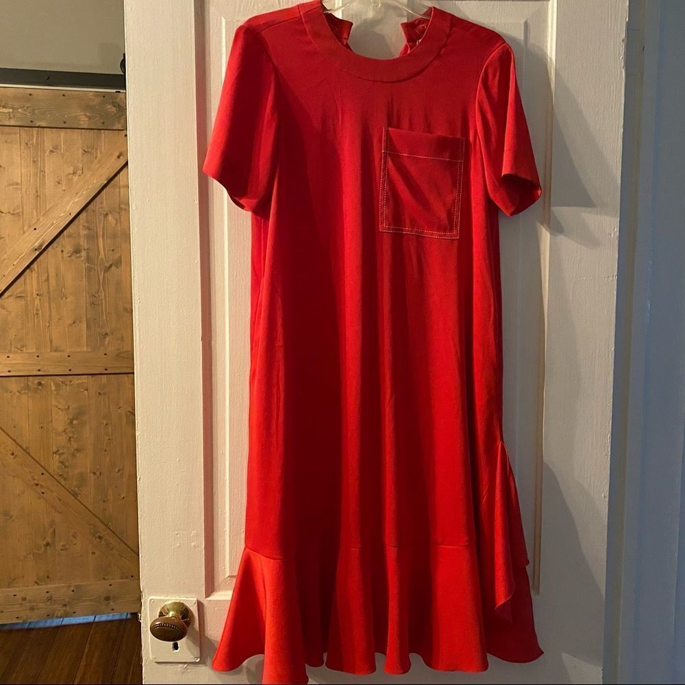 Anthom Yune Ho Red Dress Women's size‎ 34 New With Tags